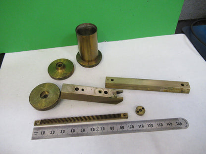 CARL ZEISS GERMANY ANTIQUE BRASS PARTS MICROSCOPE PART AS PICTURED X9-B-99