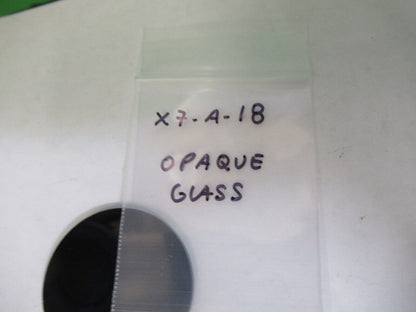 OPTICAL OPAQUE GLASS LASER OPTICS AS PICTURED X7-A-18