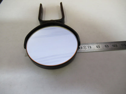 ANTIQUE BAUSCH LOMB MIRROR OPTICS MICROSCOPE PART AS PICTURED &Y3-A-04