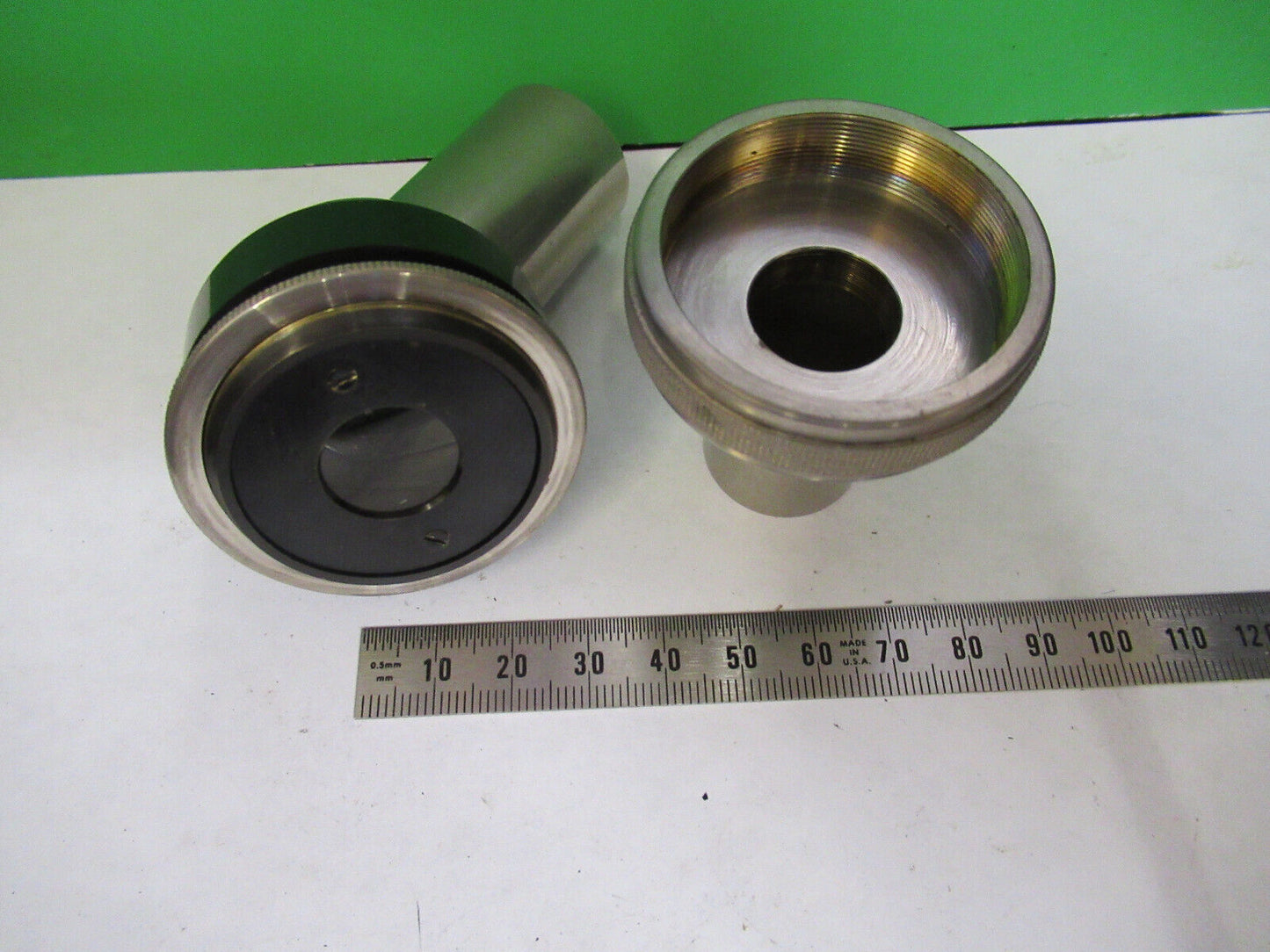 ANTIQUE C. BAKER LONDON TUBUS MONOCULAR HEAD MICROSCOPE PART AS PICTURED X2-A-75