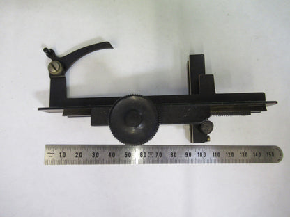 ANTIQUE BAUSCH LOMB FOR PARTS STAGE CLIPS MICROSCOPE PART AS PICTURED X7-A-61