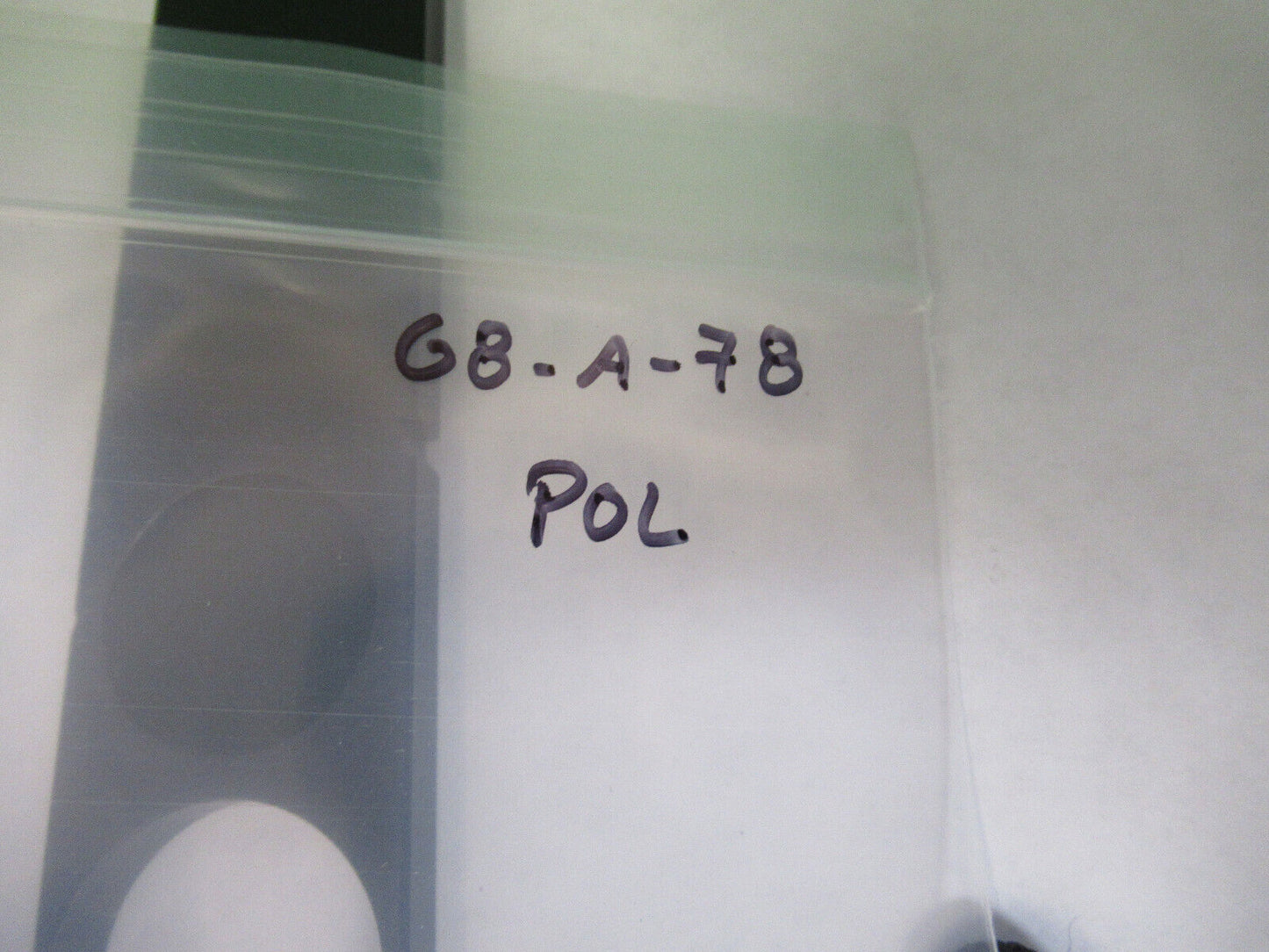 OLYMPUS JAPAN POL POLARIZER ANALYZER SLIDE MICROSCOPE PART AS PICTURED G8-A-78