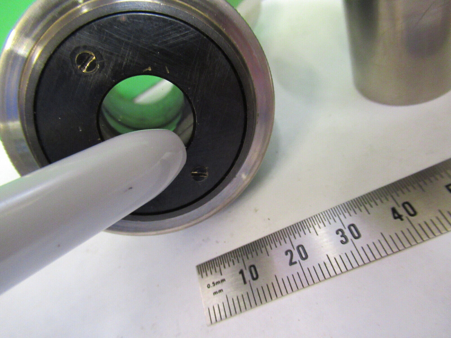 ANTIQUE C. BAKER LONDON TUBUS MONOCULAR HEAD MICROSCOPE PART AS PICTURED X2-A-75