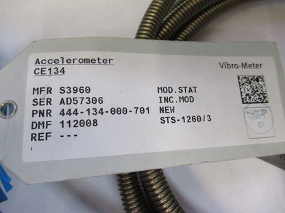MEGGITT VIBRO-METER CE 134 444-134-000-701 ATEX ACCELEROMETER AS PICTURE 8X-A-15