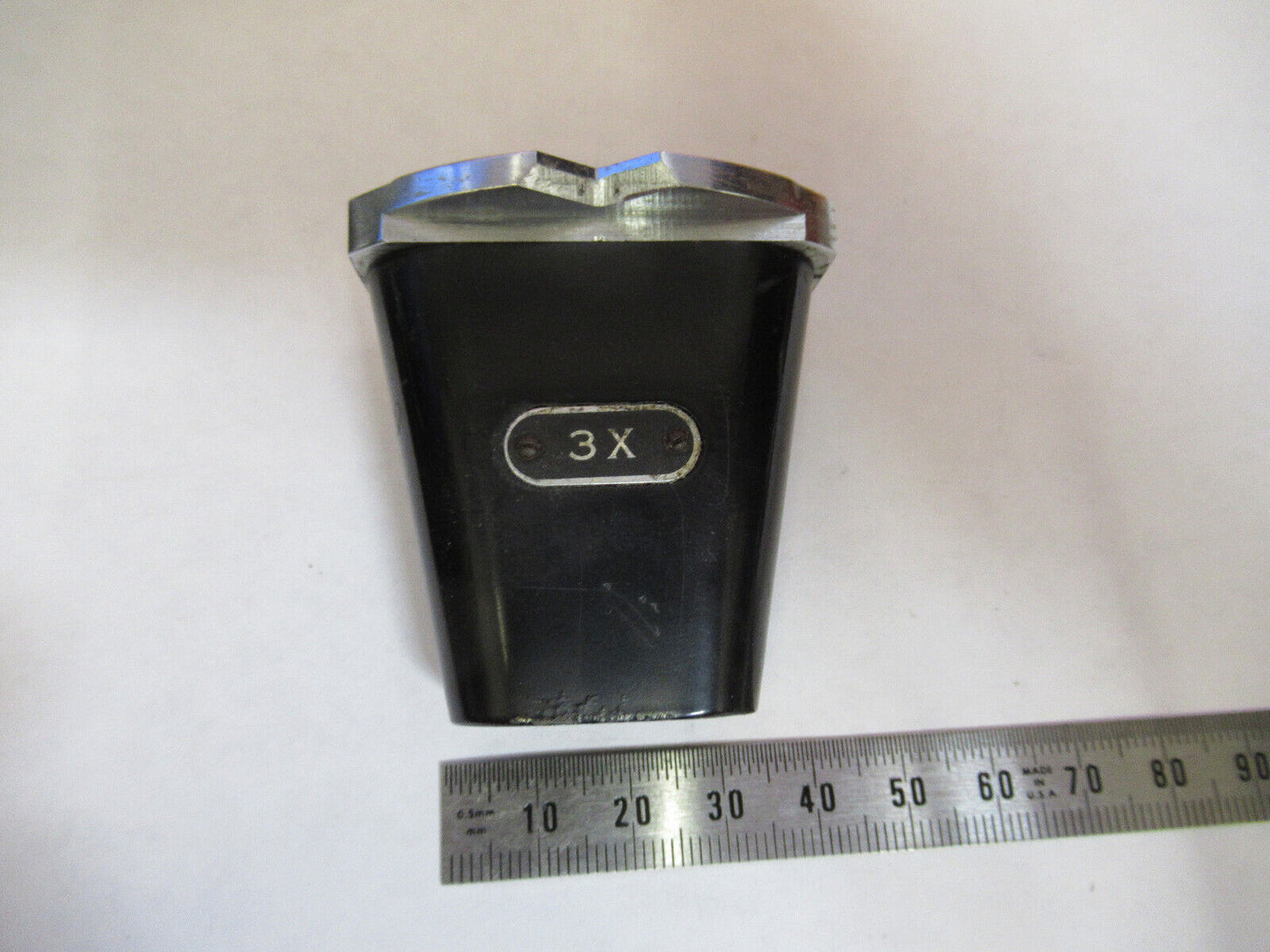 AMERICAN OPTICS AO OBJECTIVE 3X STEREO MICROSCOPE PART AS PICTURED &Y3-A-10