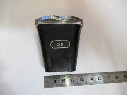 AMERICAN OPTICS AO OBJECTIVE 3X STEREO MICROSCOPE PART AS PICTURED &Y3-A-10