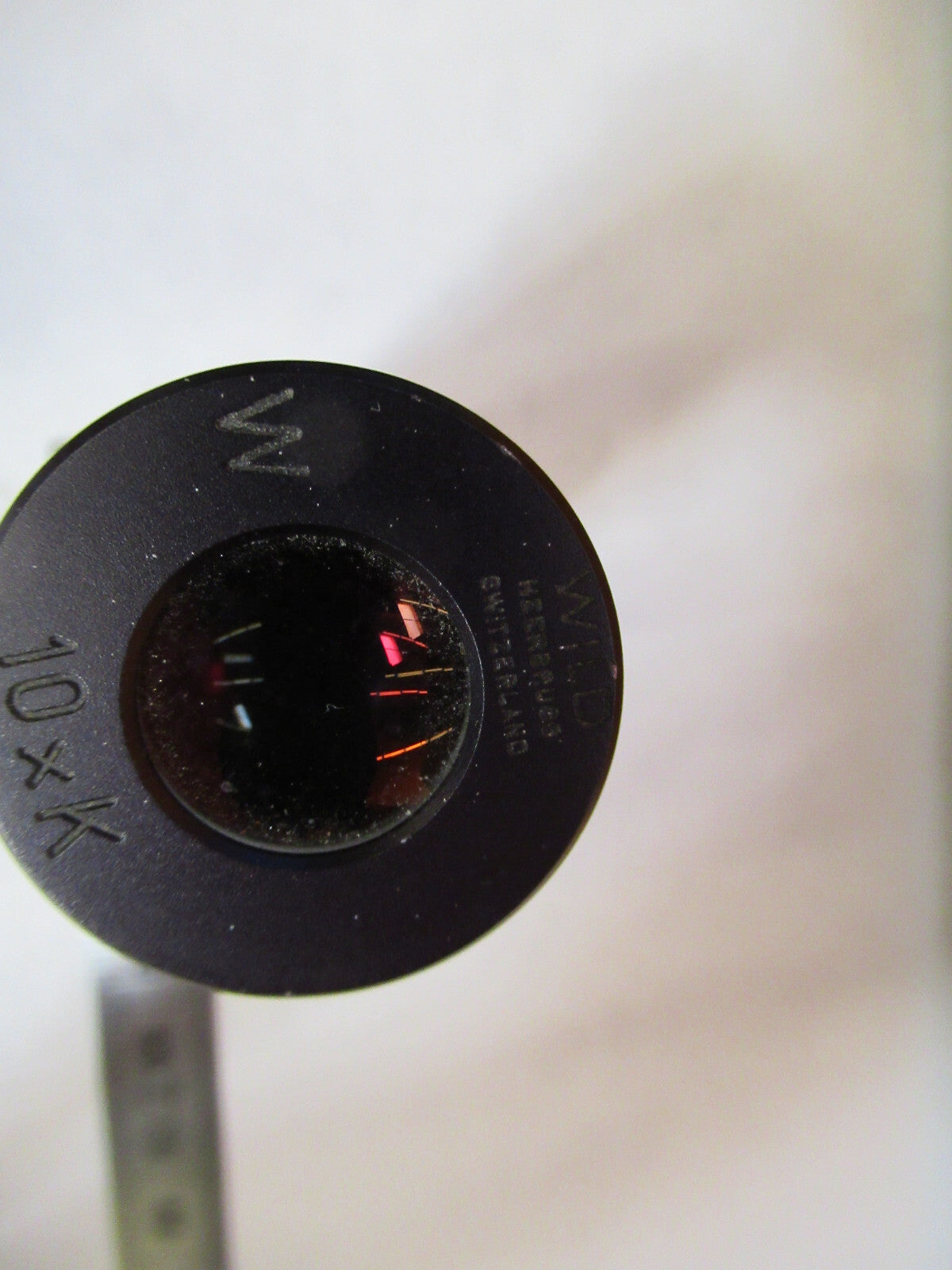 WILD HEERBRUGG 10xK H SWISS LENS OCULAR EYEPIECE MICROSCOPE PART AS PIC y3-a-18