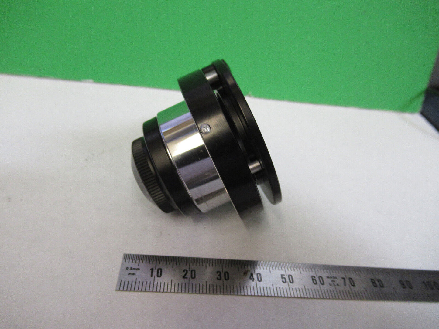 TOKYO JAPAN CONDENSER IRIS OPTICS MICROSCOPE PART AS PICTURED G8-A-39