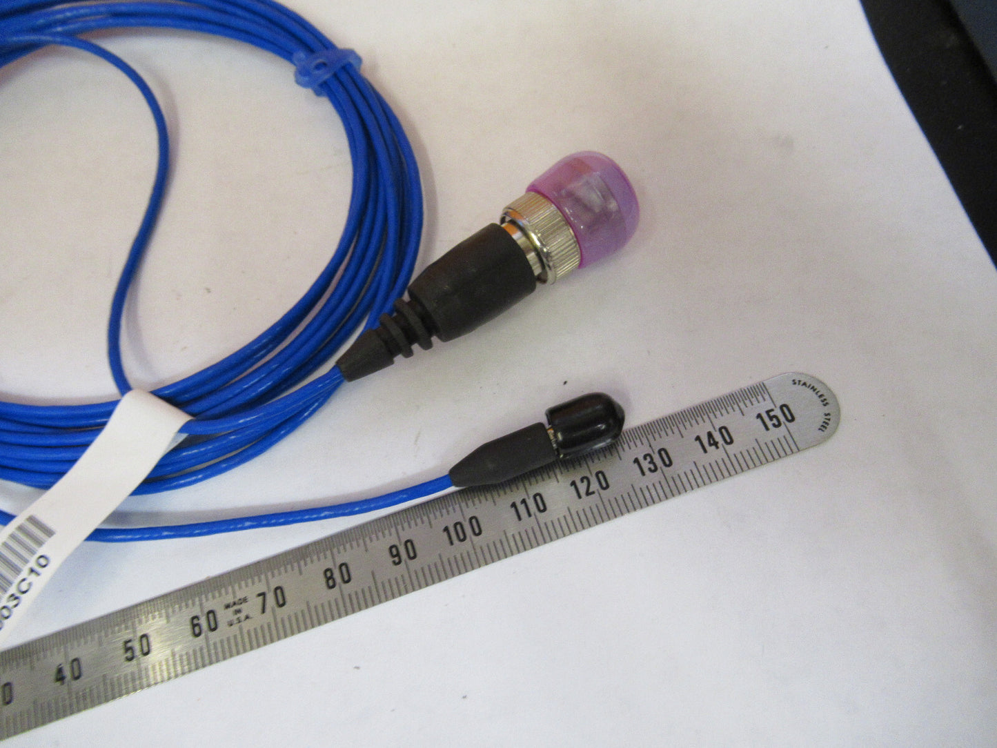 PCB PIEZOTRONICS CABLE 003C10 for ACCELEROMETER SENSOR AS PICTURED 47-FD-18