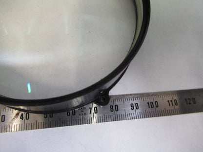 OPTICAL MIL SPEC LARGE MOUNTED LENS LASER OPTICS AS PICTURED G8-A-33