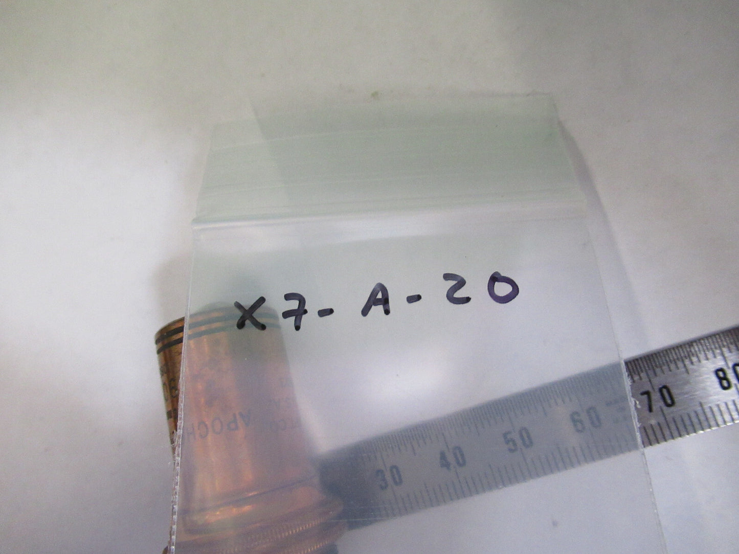 for parts ANTIQUE BAUSCH LOMB MICROSCOPE OBJECTIVE OPTICS as pictured X7-A-20