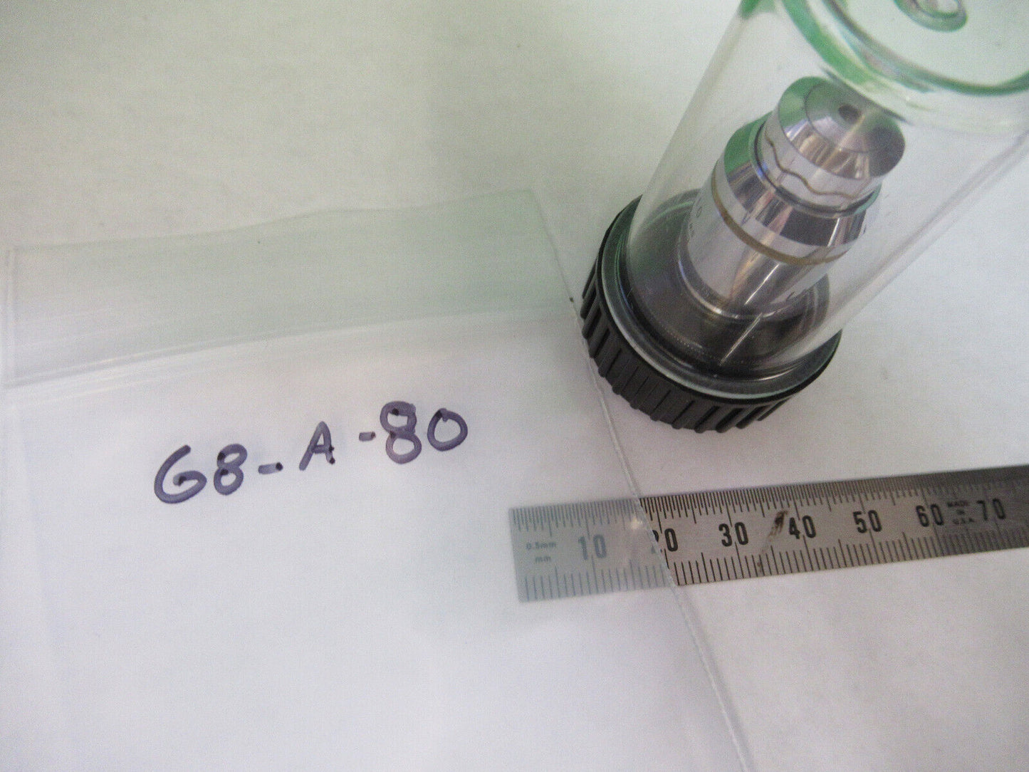 WILD HEERBRUGG SWISS OBJECTIVE 50X Ph PHASE MICROSCOPE PART AS PICTURED G8-A-80