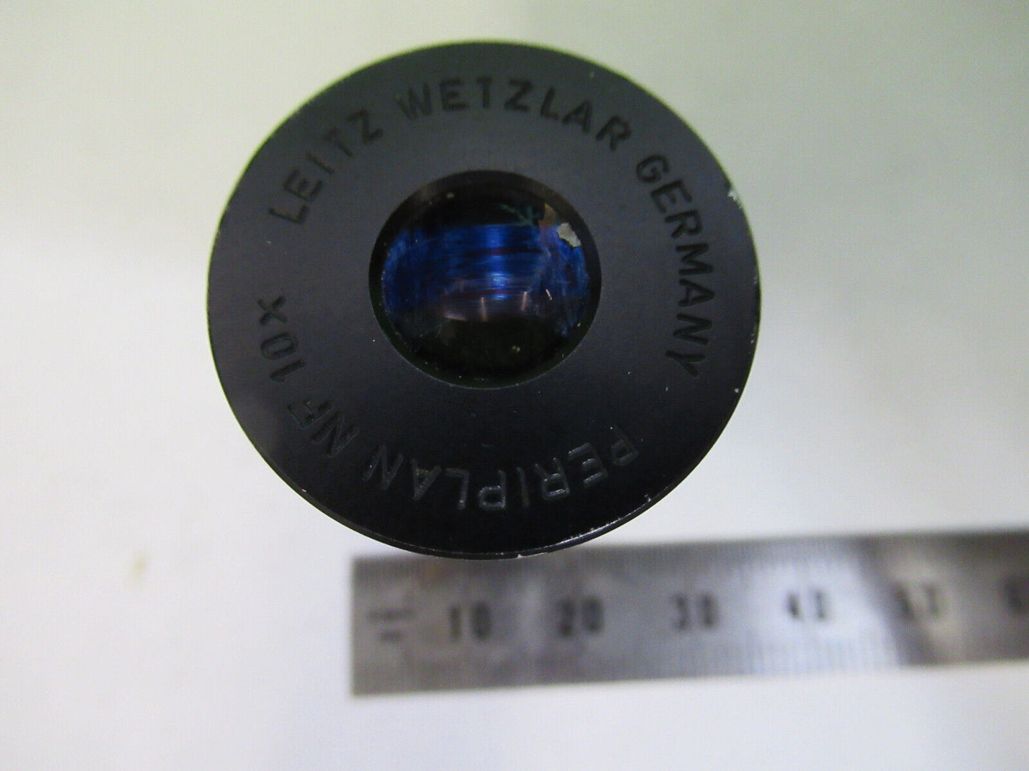 LEITZ WEZTLAR GERMANY EYEPIECE NF 10X with pointer MICROSCOPE PART X9-B-102