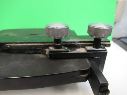 BAUSCH LOMB XY STAGE TABLE ANTIQUE MICROSCOPE PART AS PICTURED X5-A-14