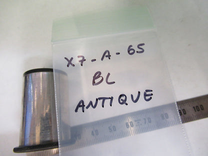 ANTIQUE 10X BAUSCH LOMB EYEPIECE LENS OCULAR MICROSCOPE PART as pictured X7-A-65