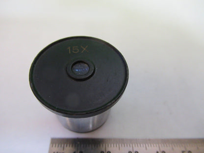 JAPAN 15X EYEPIECE LENS OCULAR MICROSCOPE PART as pictured X7-A-23