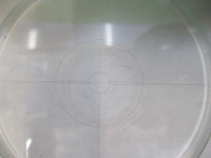 OPTICAL MIL SPEC CROSS TARGET WINDOW RETICLE LASER OPTICS AS PICTURED X7-A-49
