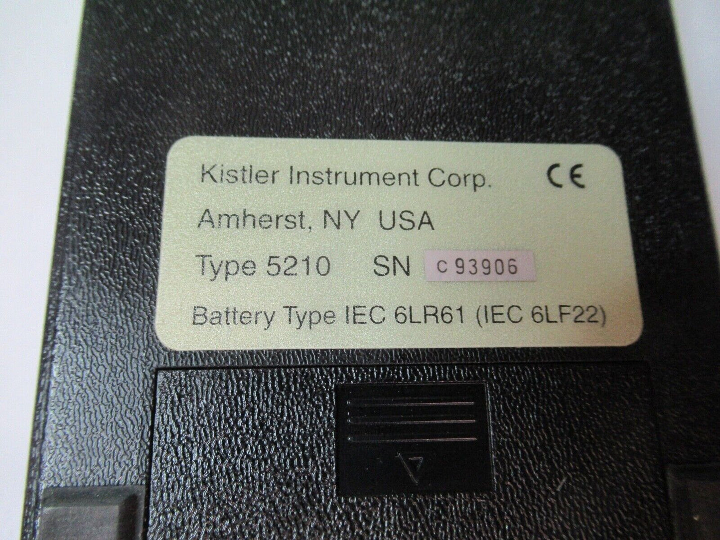 KISTLER K-BEAM POWER SUPPLY 5210 for ACCELEROMETER AS PICTURED G5-A-12