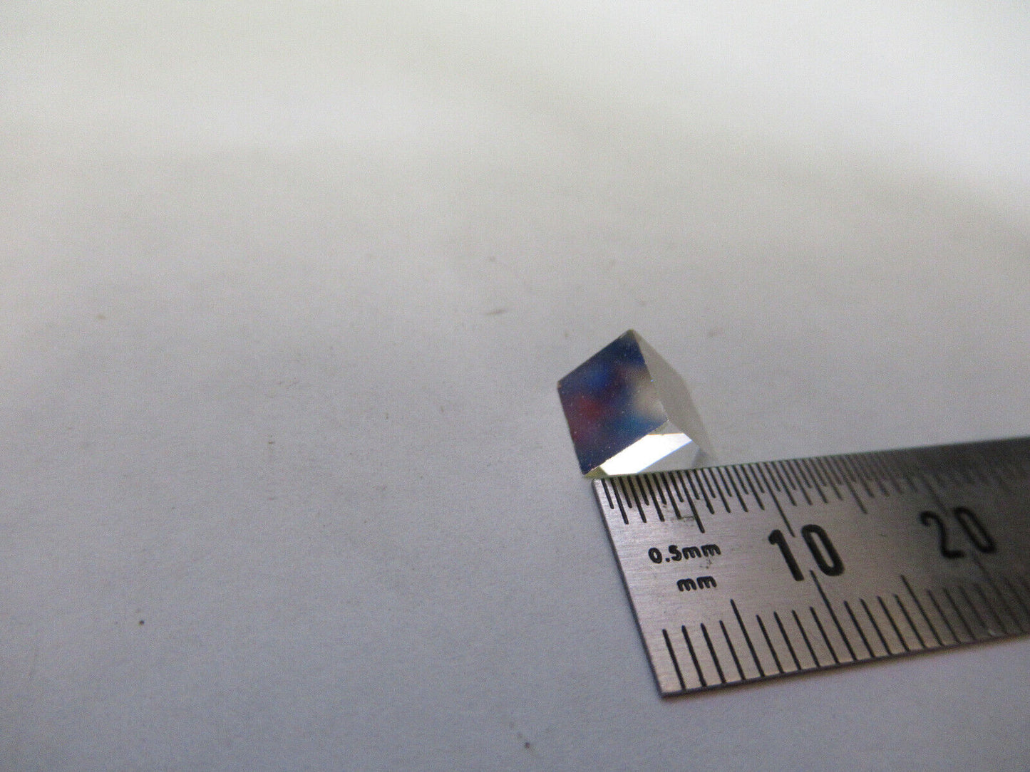 OPTICAL BK7 GLASS PRISM + MIRROR SURFACE LASER OPTICS AS PICTURED X7-A-15