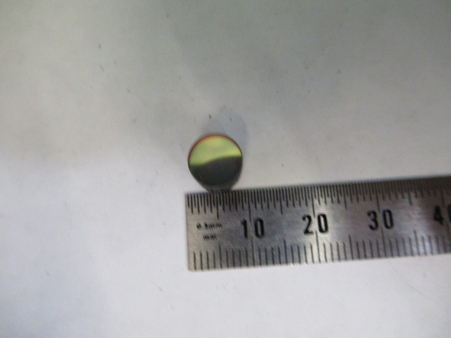 OPTICAL LENS FILTER BLUE 4500 nm LASER OPTICS AS PICTURED X7-A-46