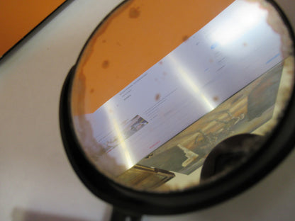 ANTIQUE BAUSCH LOMB MIRROR OPTICS STEREO MICROSCOPE PART AS PICTURED &Y3-A-03