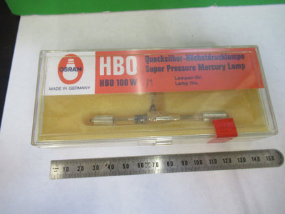 OSRAM HBO 100 W/1  HIGH PRESSURE LAMP MICROSCOPE PART AS PICTURED G8-A-52