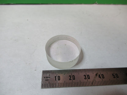 OPTICAL COATED FLAT OPTICS LENS 1" DIAMETER AS PICTURED X2-A-89