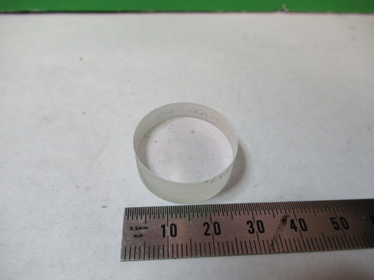 OPTICAL COATED FLAT OPTICS LENS 1" DIAMETER AS PICTURED X2-A-89