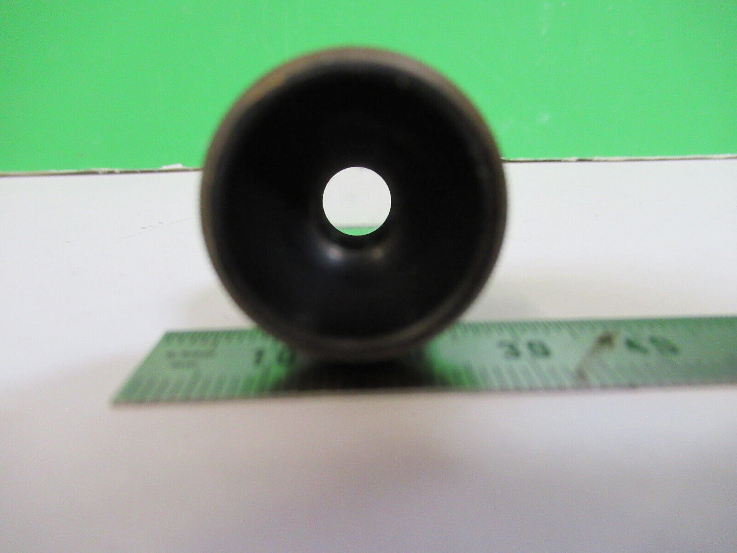 ANTIQUE BRASS BAUSCH LOMB OBJECTIVE 10X MICROSCOPE PART AS PICTURED G8-A-43