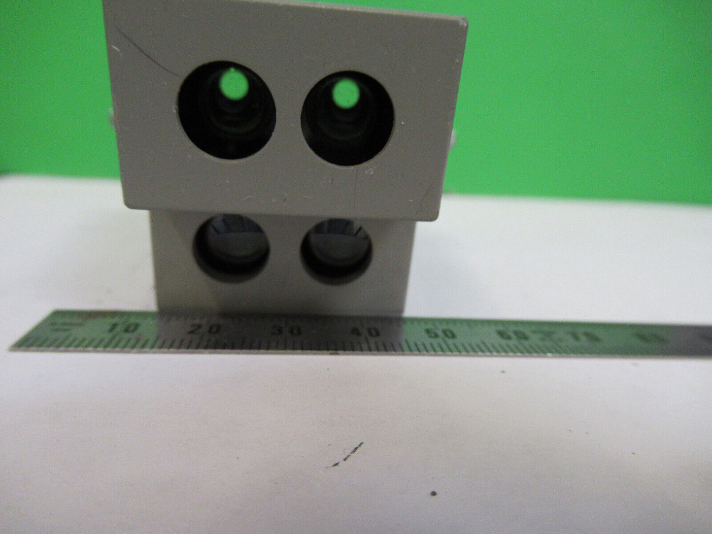 AO SPENCER STEREO OBJECTIVE ANTIQUE MICROSCOPE PART AS PICTURED X9-B-97