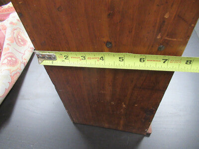EMPTY SEIBERT GERMANY WOOD CABINET 1800's MICROSCOPE PART AS PICTURED #TB-5