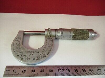 BROWN & SHARPE MICROMETER METROLOGY MACHINE SHOP TOOL AS PICTURED #12-A-40