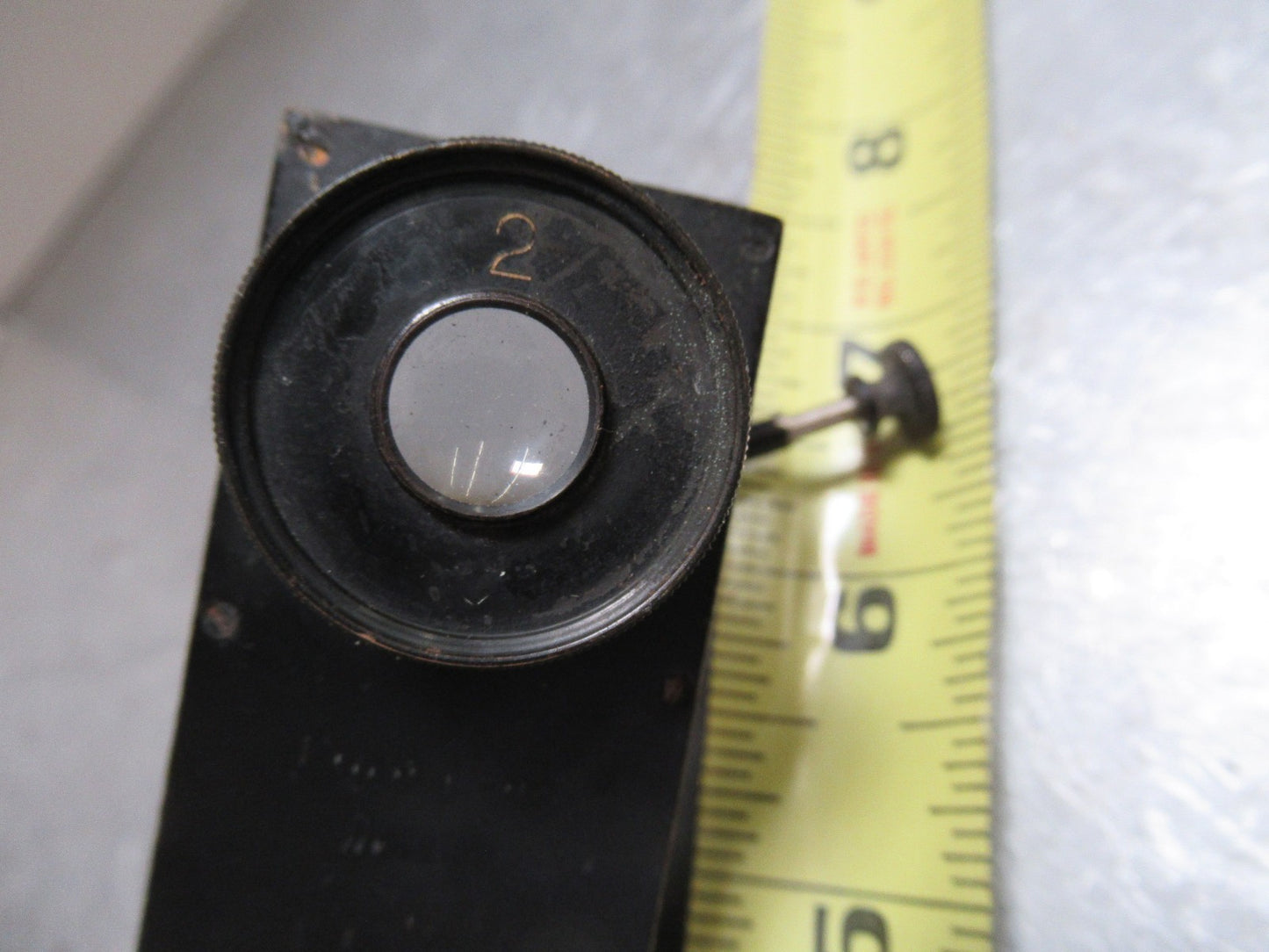 LEITZ GERMANY EYEPIECE EXTENDER ANTIQUE OPTICS MICROSCOPE PART T8-B-35