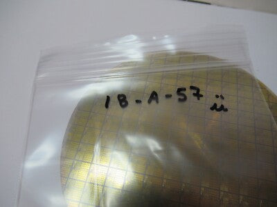 Sapphire Wafer Crystal with Components Platinum Gold Coat