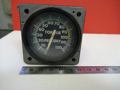 BELL 206 INDICATOR TORQUE PERCENT AIRCRAFT 206-075-739-103 AS PICTURED &C1-A-15