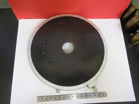 NIKON ECLIPSE E-400 JAPAN POL STAGE TABLE MICROSCOPE PART AS PICTURED T5-A-05