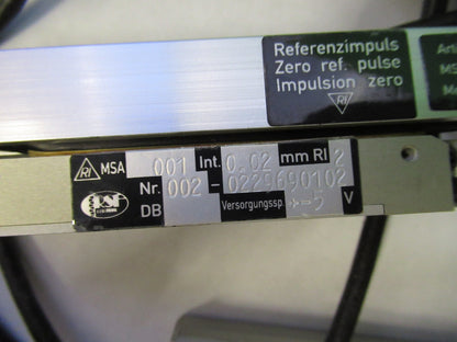 RSF GERMANY POSITIONING SENSOR STAGE MICROSCOPE PART AS PICTURED V8-B-35