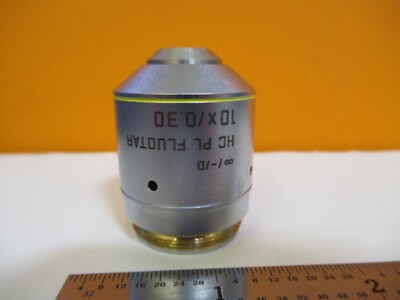 Ernst Leitz Leica Objective Hc Pl 10X Fluotar Optics Microscope Part AS Pic