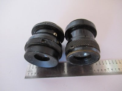 Lot 2 Ea Antique Rare Eyepieces Ocular Microscope Part Optics