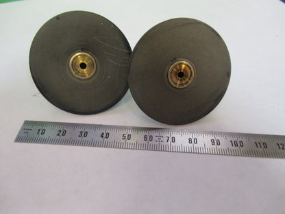 ZEISS GERMANY PAIR KNOBS STANDARD MICROSCOPE PART AS PICTURED G7-A-40