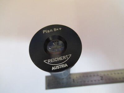 REICHERT AUSTRIA PLAN 8X + OCULAR EYEPIECE MICROSCOPE PART AS PICTURED &8C-A-11