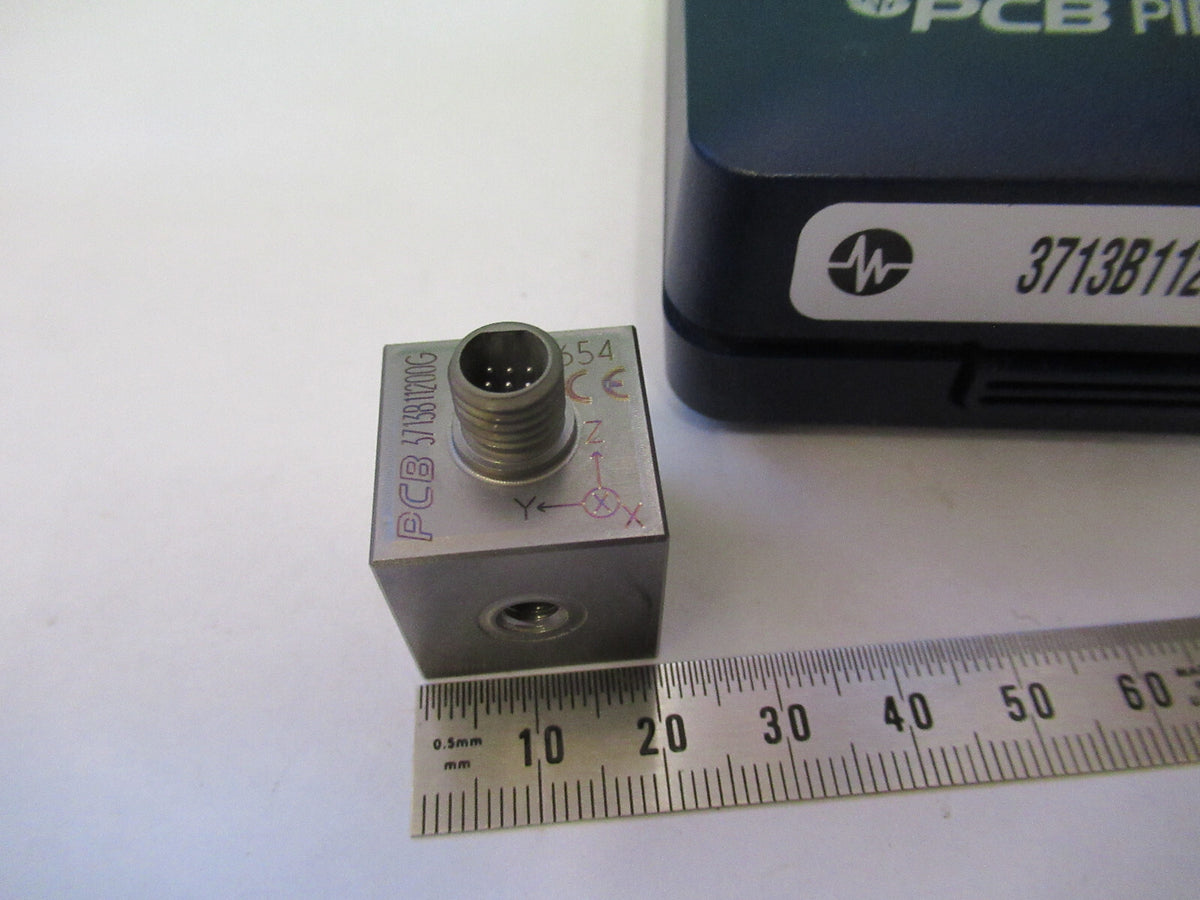 PCB PIEZOTRONICS 3713B11200G DC ACCELEROMETER TRIAXIAL AS PICTURED #Z6-A-69