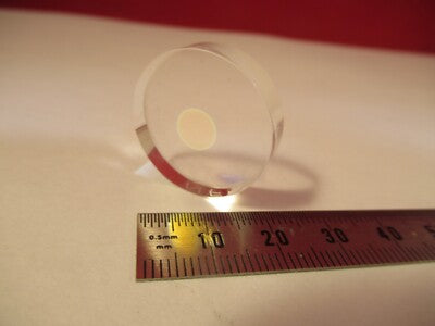 OPTICAL BK7 GLASS LASER LENS COATED OPTICS MIL SPEC RLG as pictured &W2-A-91