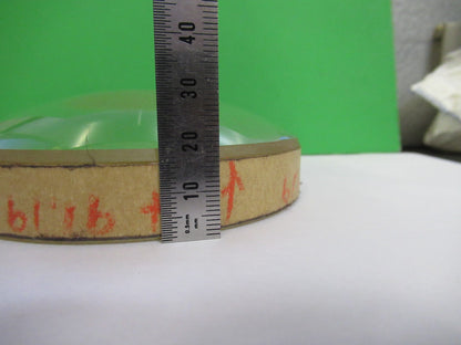 HUGE OPTICAL PLANO CONVEX THICK GLASS MIL SPEC OPTICS AS PICTURED V3-A-05