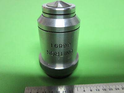 MICROSCOPE OPTICS PART UNITRON JAPAN OBJECTIVE 100X OIL  BIN#4T