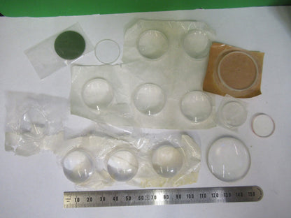 LOT OPTICAL GLASS LENSES ASSORTED LASER OPTICS NICE AS PICTURED U9-A-50