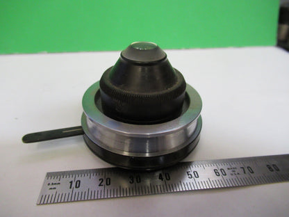 SPENCER AO ANTIQUE CONDENSER +IRIS OPTICS MICROSCOPE PART AS PICTURED 80-B-16