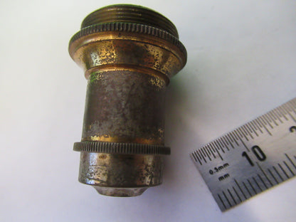 WATSON LONDON ANTIQUE BRASS OBJECTIVE MICROSCOPE PART OPTICS AS PICTURED X6-A-88