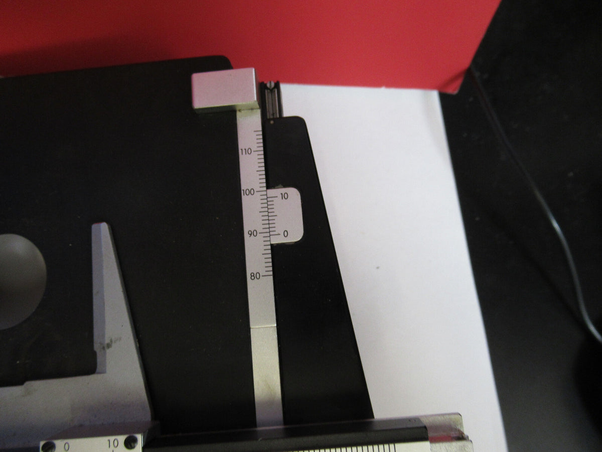 BAUSCH LOMB STAGE XY TABLE MICROSCOPE PART AS PICTURED S9-FT-90