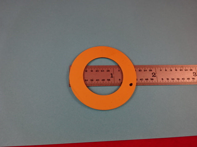 QUARTZ BLANK X-CUT GOLD PLATED for SENSOR FORCE OR PRESSURE CELL AS IS #F4-B-09